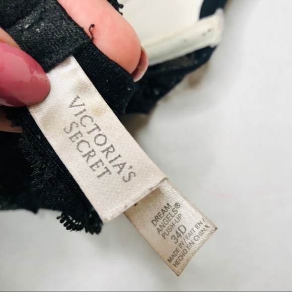 𝅺victoria’s Secret Ivory & Black Lace Push … - Picture 10 of 10